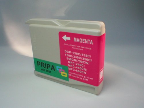 pripa 5 Patronen BROTHER kompatibel zu Original Nr. LC 1000 bk c m y Passend zu folgenden Geräten Brother MFC. Sie erhalten 2 black Patronen + je 1 x cyan magenta yellow. - 4