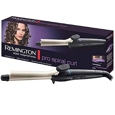 Remington Fer à Boucler 19mm, Boucleur Antistatique, Céramique, Toumaline, Ionique, Glisse Facile Boucles Serrées - CI5319