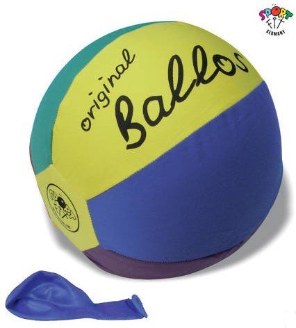 Ballos Farbig Ballonhülle für Luftballon Kinderball Textilball Stoffball