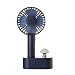 Produktbild Lonshell Mini Desktop Standventilator mit Pilz Lampe für Reisen und Zuhause Wiederaufladbar USB-Ventilator Handventilator Persönlicher Klein Lüfter Fan