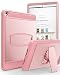 Produktbild New iPad 2018 / 2017 9.7 Zoll Hülle, Snewill Heavy Duty Shockproof Rugged Full-body Protective Case with Built-in Screen Protector & Kickstand for Apple New iPad 9.7 inch 2017 / 2018 Model - Rose Gold