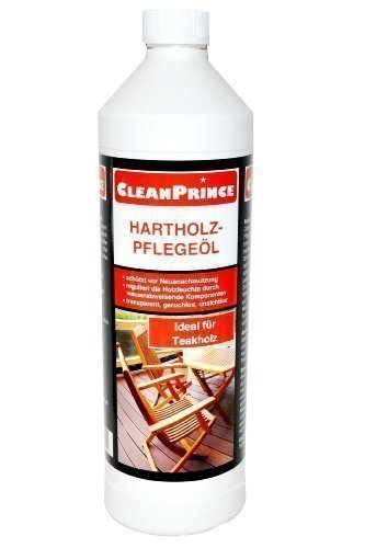 CleanPrince Hartholz-Pflegeöl 1000 ml Holz Teakholz Bankirai Hartholzöl Holzöl Möbelöl Möbelpflege ölen Holz Tisch Holztisch Reiniger Wasserflecken entfernen imprägnieren Holzkisten Holzprodukte Holzmöbel behandeln bearbeiten Farben vertiefen und intensivieren, auch für Möbel im Innenbereich gut geeignet, z. B. für Ihren Holztisch, Holzbank etc. CleanPrince Hartholz-Pflegeöl 1000 ml Holz Teakholz Bankirai Hartholzöl Holzöl Möbelöl Möbelpflege ölen Holz Tisch Holztisch Reiniger Wasserflecken entfernen imprägnieren Holzkisten Holzprodukte Holzmöbel behandeln bearbeiten Farben vertiefen und intensivieren, auch für Möbel im Innenbereich gut geeignet, z. B. für Ihren Holztisch, Holzbank etc.