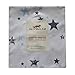 Potato Stamp Stars organic cotton cot bed duvet cover set