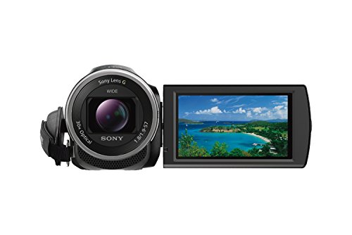 Sony HDR-CX625 Full HD Compact Camcorder (5-Axis Balanced Optical SteadyShot, 30x Optical Zoom, Wi-Fi and NFC) - Black