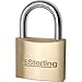 Produktbild Single Locking Vorhängeschloss Messing 20 mm