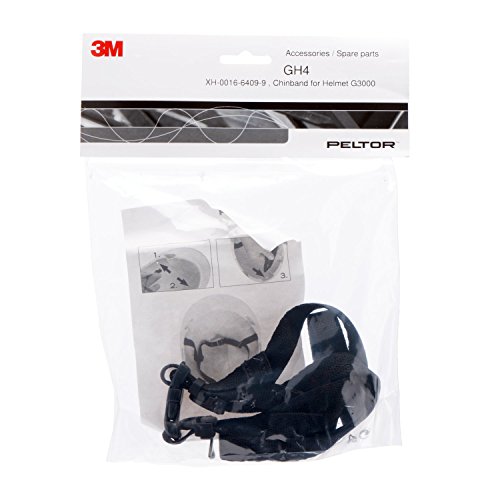 3M GH4 Kinnriemen, 3 Punkt Befestigung für Schutzhelm G3000 mit Uvicator Sensor - 4