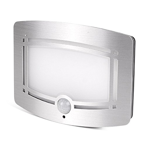 spécifications LED Lampe Murale, LemonBest Détecteur de Mouvement Activé Veilleuse Bougeoir de Mur de LED pour le Couloir voie Escalier Mur, Batterie Propulsé par (non inclus)