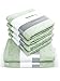 Produktbild herzbach home Luxus Handtuch Set Premium Qualität aus 100% Baumwolle 4 Handtücher 50x100 cm 2 Duschtücher 70 x 140 cm (Mintgrün)