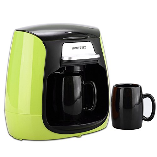 spécifications HOME UK- CM-316 Mini Double-tasse Entièrement Automatique Maker Machines À Café Américaine Drip Coffee ( couleur : Vert )