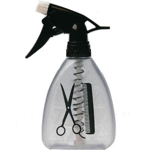 SIBEL 'Triangular' Scissors & Comb Design Hairdressing Water Spray Bottle 340ml - 0900961