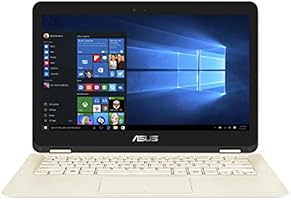 Asus Zenbook Flip UX360CA-C4020T 33,78 cm (13,3 Zoll Full HD) Notebook (Intel Core M3-6Y30, 8GB RAM, 128GB SDD, Intel HD, Windows 10 Home) gold