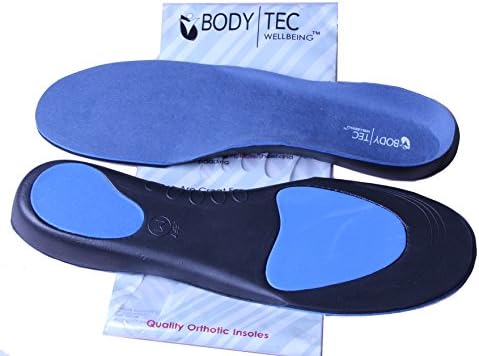 Bodytec Pro X Orthotic Insoles for Over Pronation and Plantar Fasciitis (9-10.5)