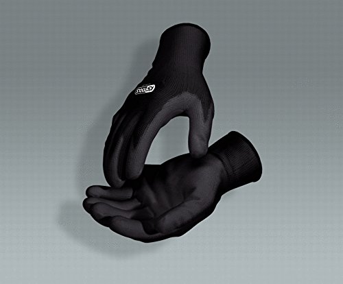 KS Tools Mikro-Feinstrickhandschuhe-schwarz, 12 Paar - 5