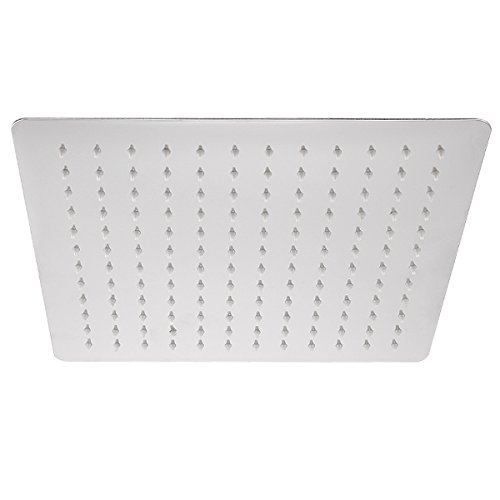 Quadratische 30cm Edelstahl Kopfbrause Regendusche Regenbrause Brausekopf Duschkopf Duschbrause Einbauduschköpfe
