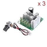 Details see description Gaoxing Tech. 3 UNIDS 6V-90V 15A DC Controlador de Control de Velocidad del Motor PWM 6V 12V 36V 60V 90V 1000W