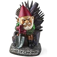 Big Mouth Inc. Gartenzwerg Game of Gnomes - Lustiger Gartenzwerg, handbemalt, wetterfest, Keramik, Rasenzwerg, tolles…
