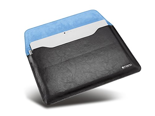 Maroo Leder Sleeve für Microsoft Surface Pro 3 / Pro 4 / Pro (2017) - von Microsoft zertifizierte Schutzhülle [Echtleder | Stylus Halter] - MR-MS3306