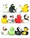 12 Assorted Rubber Ducks