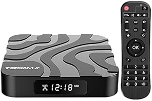 EASYTONE Android TV Box 12.0,Android Box 4GB Ram 64GB Rom Allwinner H618 Quad-Core Supports 5G+2.4G Dual WiFi 3D 6K HDR10 H.265 BT 4.0 Media Box