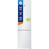 Balay, Combined Refrigerator, 80" High, White Glass, 3KFC869BI | Keep your fruits and vegetables fresh longer in the ExtraFre