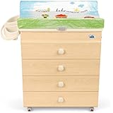 Cam Mueble Cambiador Con Cajones Color C916006