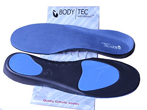 Full Length Orthotic insoles with great arch support and Poron Heel Cushioning Plantar fasciitis
