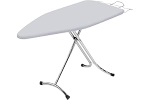 Top House Italia Prestige Plus Asse da Stiro - 123x48 cm - Salvaspazio, robusto, pieghevole - Copriasse anti piega termoriflettente