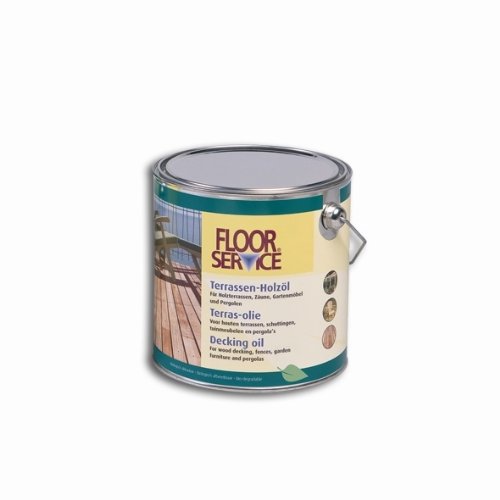 Preisvergleich Produktbild Overmat Industries B.V. 33103 Floorservice Terrassen-Holzöl 2500 ml