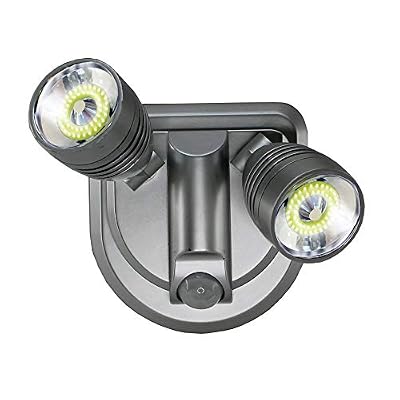 FISHTEC ® Double Spot Orientable Extérieur - Dernière Technologie LED COB - Détection de Mouvement