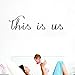 Produktbild WOVTCP This is us - Vinyl-Aufkleber - Fotogalerie Geschichte Wand Dekoration Haus Wohnzimmer Familie Eingang Flur Wand Dekoration