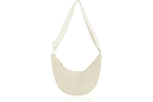 Ceihwa Sac Banane Femme Velours Côtelé Crossbody Bag Sac Banane Femme Bandoulière Sac à Main Croissant avec Sangle Réglable Sac de Poitrine Loisirs Sac a Main Femme Bandoulieres pour Voyage