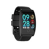 WANGXN Smart Armbänder Blutdruck Blutsauger-Rate Sport wasserdichtes Armband,Black