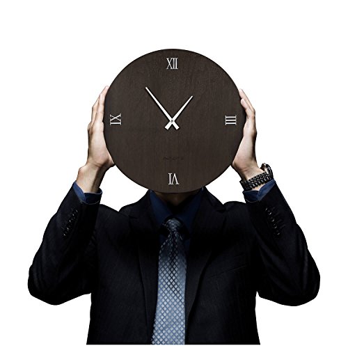 Love-KANKEI Wanduhr, Analog, Schwarz - 4