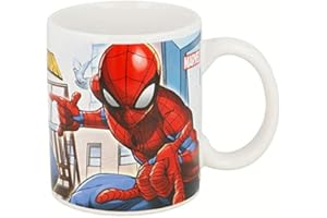 ILS I LOVE SHOPPING Tazza in ceramica per Bambini in confezione regalo (Spiderman)