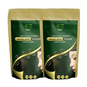 Reneu Herbals Natural Henna Powder For Hair | Organic Heena | Mehndi Powder For Hair | 100 gm