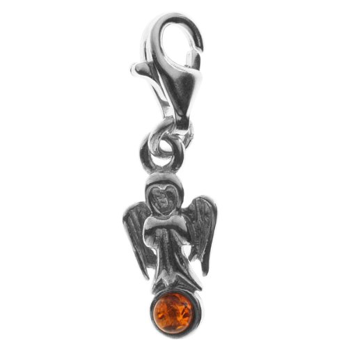 InCollections Damen-Charm-Anhnger 925/000 Sterlingsilber mit Bernstein, Engel 0020200930890 InCollections Damen-Charm-Anhnger 925/000 Sterlingsilber mit Bernstein, Engel 0020200930890