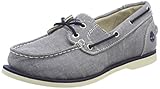  Timberland Damen Classic Canvas Mokassin, Blau (Midnight Navy), 38 EU