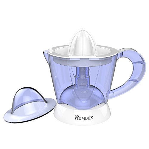 Homdox Zitruspresse Elektrisch Citrus Squeezer Juicer mit Start / Stopp Automatik 1L, 40W für Orangen Mandarinen Grapefruits Limetten Zitronen - 5