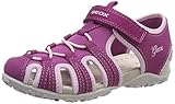 Schuhspitze: rund Geox Mädchen JR Roxanne B Geschlossene Sandalen Pink (Dk Raspberry/Pink Cp8e8), 26 EU