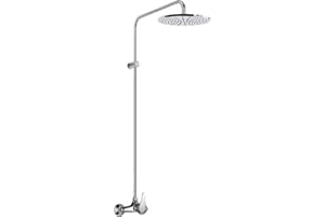 Tres Griferia - Ducha De Jardín O Piscina Monomando De Agua Fría Y Caliente (07099501)