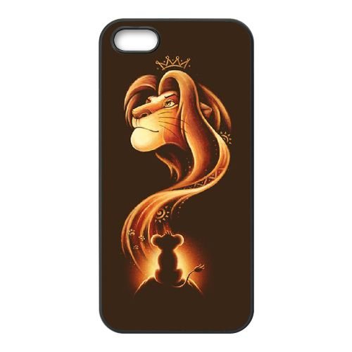 Disney Le Roi Lion Caractère Rafiki iPhone 5 5S Case coque Noir de couverture de téléphone cellulaire coque de Housse EBDXJKNBO06457