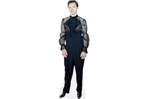 CELEBRITY CUTOUTS Harry E. Styles (Black Outfit) Pappaufsteller lebensgross