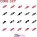 Produktbild ForceSthrength 20 stücke Metall Autobatterie Clips Krokodil Alligator Test Clamps 28mm Red & Black Red & Black
