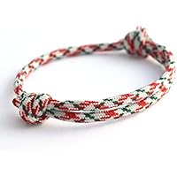 KOMIMAR Surfer Armband ITALIA - cool lässiger Surf Style - Freundschaftsarmband - Surfer - Skater - Snowboarder - DIY - Geschenkidee - Handgemacht - Yachting - Skaterschmuck - Surferarmband -