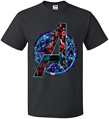 Palalula Men's Avengers Infinity War 145 Tshirt T-Shirt L Black
