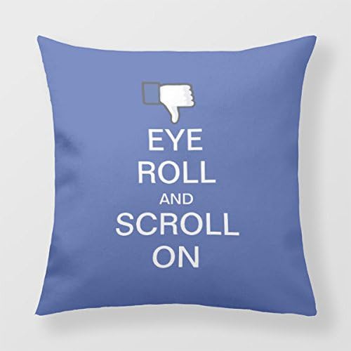 Refiring Decor Pillows Dislike Icon Social Media Decorative Decor