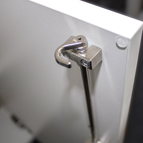 PROFI Aktenschrank abschließbar 5 OH Weiß Schrank Büroschrank Flügeltürenschrank - 