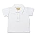 Larkwood Baby/Toddler Polo Shirt, White, 18-24 Months