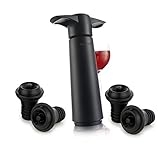 Lo que obtiene: 1 x Bomba Wine Saver, 4 x tapones de botellas (todo reutilizable) unidos, y el apoyo amigable y accesible.