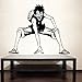 Produktbild jiushizq Heißer Wandaufkleber One Piece Ruffy Wandtattoo Vinyl s Anime Cartoons Dekoration Kunst Abnehmbare Aufkleber # Rosa 58 x 71 cm